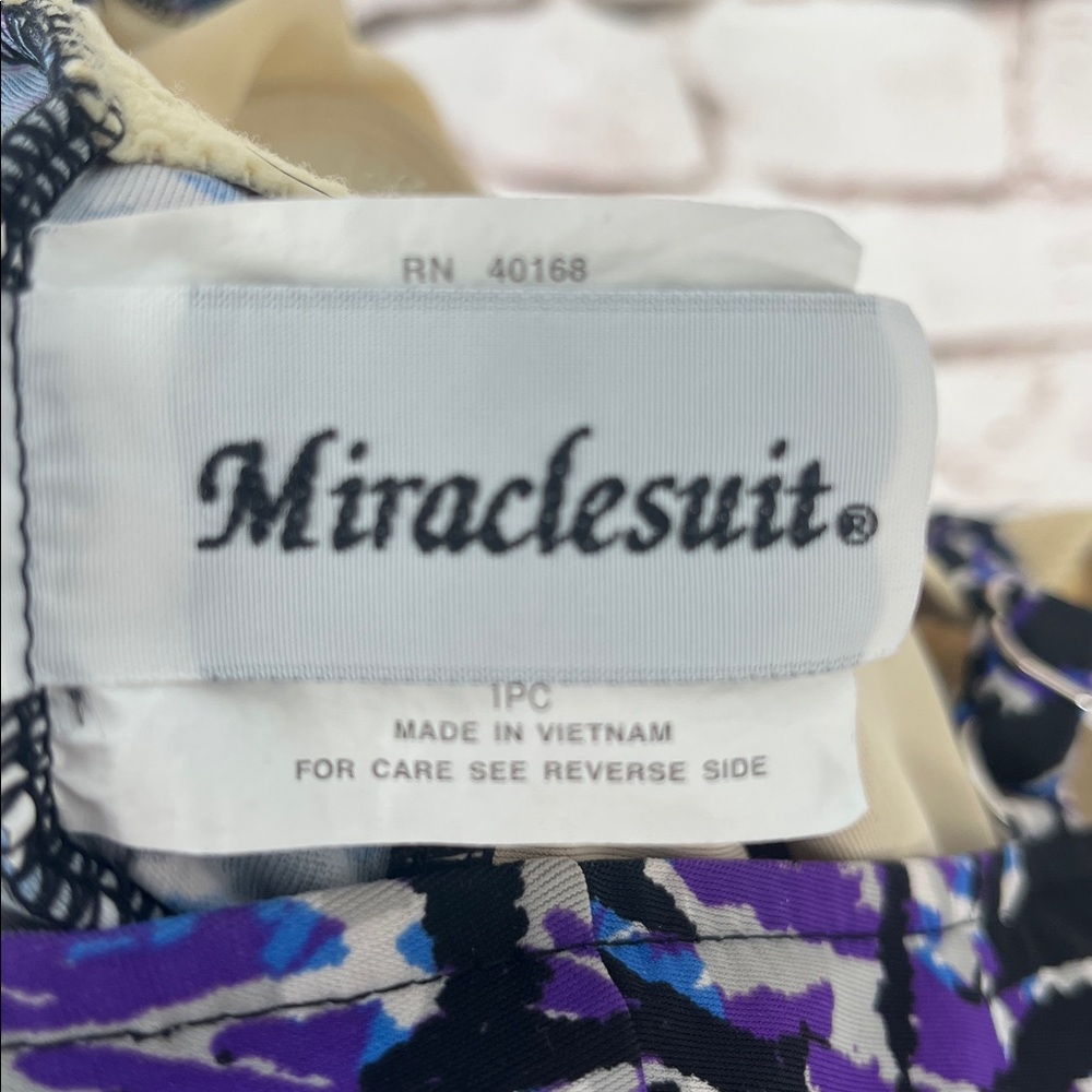 Miraclesuit Retro Style One Piece, Size 10 - Picture 8 of 9